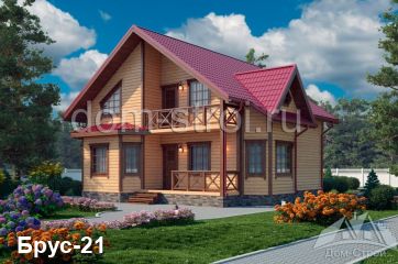 Дом из бруса 10х10. 157 м2