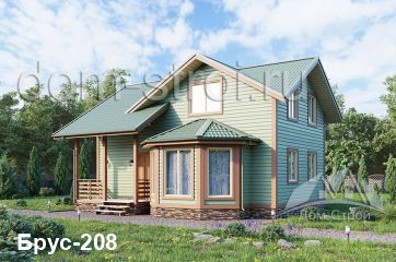 Дом с большой детской комнатой. 117,1 м2