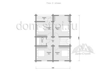 Дом с 4 спальнями и террасой. 176,3 м2
