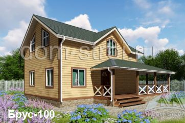 Дом 9 на 12 с террасой. 135 м2