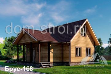 Дом из бруса 9х10 с сауной. 113 м2