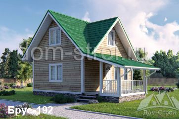 Дом с тремя фронтонами, 7х9. 84 м2