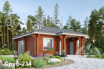 Дом с шатровой крышей. 86,5 м2