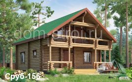 Проект дома с балконами на две стороны
